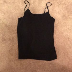 Black tank top